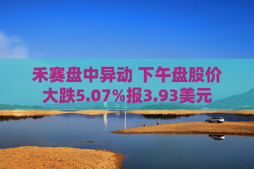 禾赛盘中异动 下午盘股价大跌5.07%报3.93美元  第1张