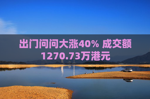 出门问问大涨40% 成交额1270.73万港元