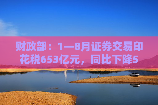 财政部：1—8月证券交易印花税653亿元，同比下降55.5%