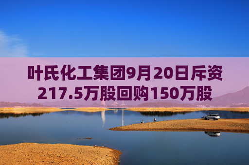 叶氏化工集团9月20日斥资217.5万股回购150万股  第1张