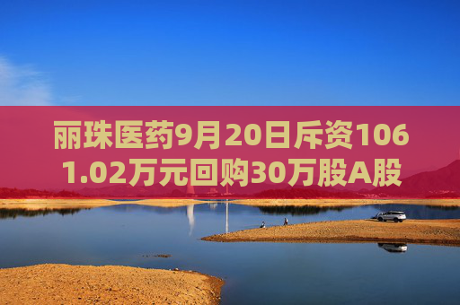 丽珠医药9月20日斥资1061.02万元回购30万股A股