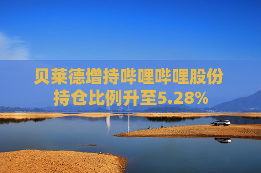 贝莱德增持哔哩哔哩股份 持仓比例升至5.28%  第1张