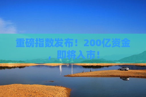 重磅指数发布！200亿资金，即将入市！