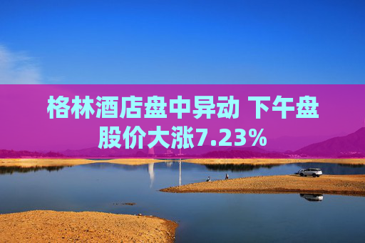 格林酒店盘中异动 下午盘股价大涨7.23%