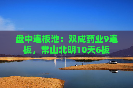 盘中连板池：双成药业9连板，常山北明10天6板