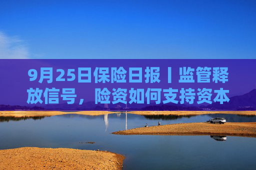 9月25日保险日报丨监管释放信号，险资如何支持资本市场？近30万亿险资如何配置？又见险资接盘商业地产！  第1张