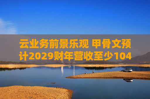 云业务前景乐观 甲骨文预计2029财年营收至少1040亿美元  第1张