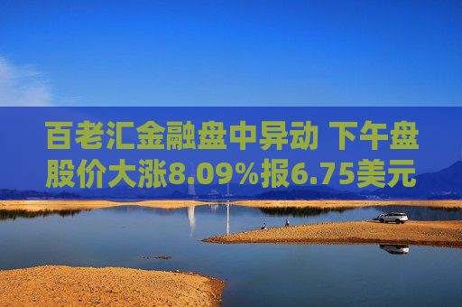 百老汇金融盘中异动 下午盘股价大涨8.09%报6.75美元  第1张