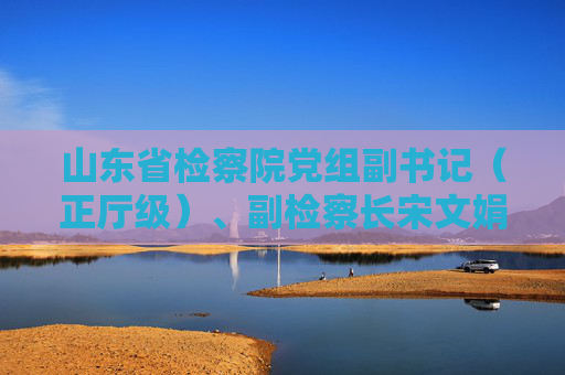 山东省检察院党组副书记（正厅级）、副检察长宋文娟已赴安徽任职  第1张