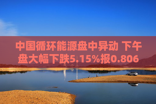 中国循环能源盘中异动 下午盘大幅下跌5.15%报0.806美元