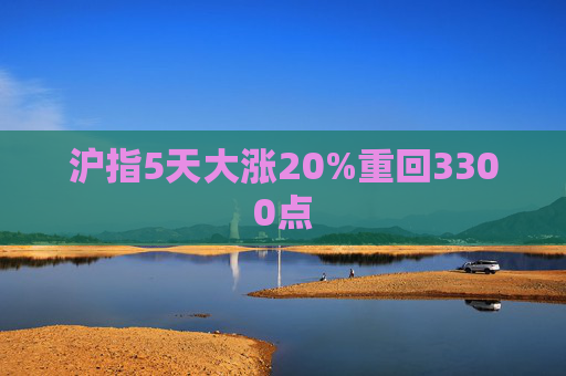 沪指5天大涨20%重回3300点