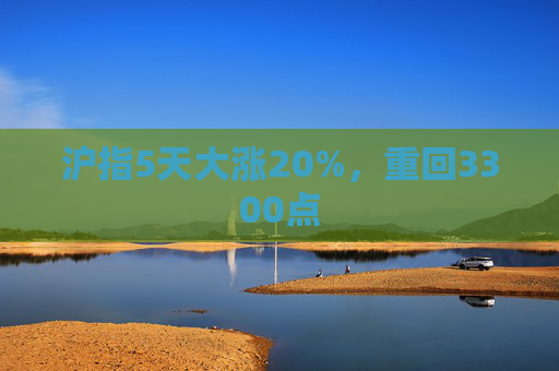 沪指5天大涨20%，重回3300点  第1张