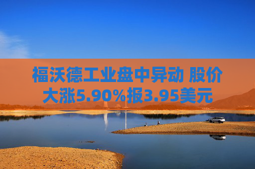 福沃德工业盘中异动 股价大涨5.90%报3.95美元  第1张