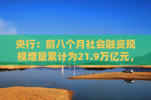 央行：前八个月社会融资规模增量累计为21.9万亿元，比上年同期少3.32万亿元  第1张