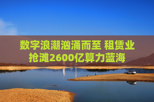 数字浪潮汹涌而至 租赁业抢滩2600亿算力蓝海  第1张