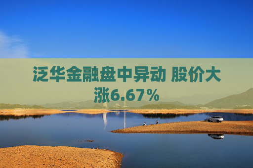 泛华金融盘中异动 股价大涨6.67%