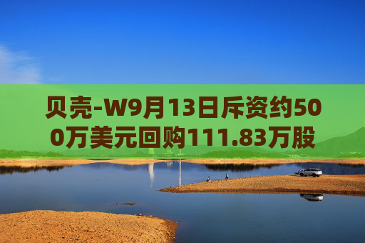 贝壳-W9月13日斥资约500万美元回购111.83万股  第1张