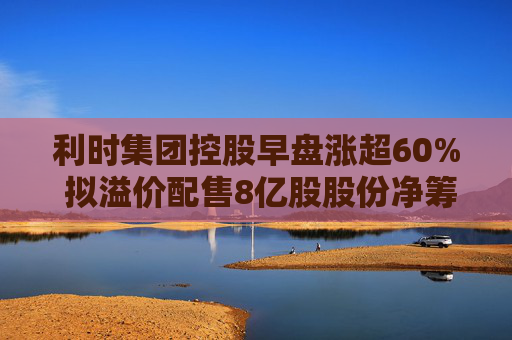 利时集团控股早盘涨超60% 拟溢价配售8亿股股份净筹资超6000万港元