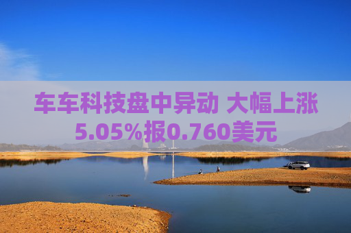 车车科技盘中异动 大幅上涨5.05%报0.760美元