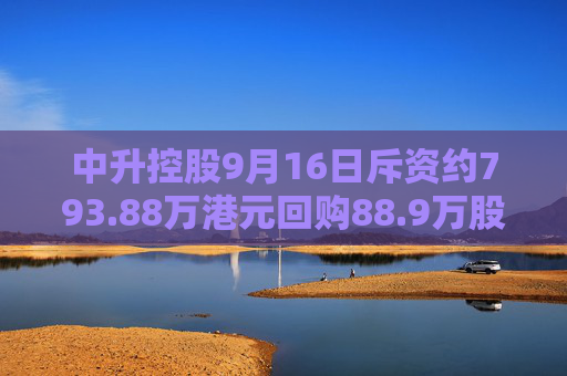 中升控股9月16日斥资约793.88万港元回购88.9万股  第1张