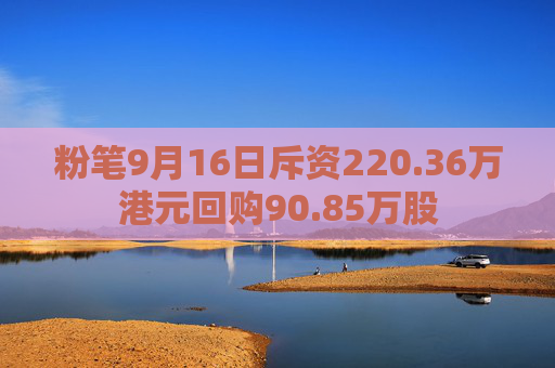 粉笔9月16日斥资220.36万港元回购90.85万股  第1张