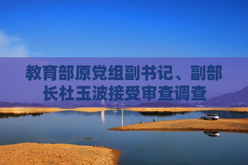 教育部原党组副书记、副部长杜玉波接受审查调查  第1张