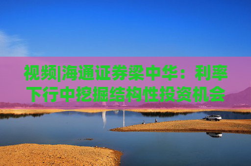 视频|海通证券梁中华：利率下行中挖掘结构性投资机会 积极政策支持权益类资产提前见底  第1张