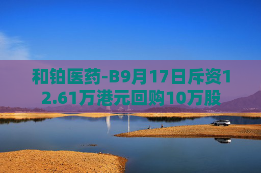 和铂医药-B9月17日斥资12.61万港元回购10万股  第1张