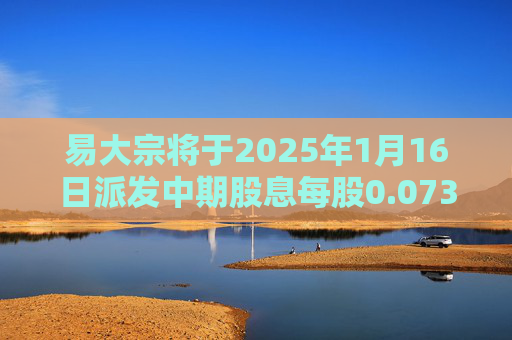 易大宗将于2025年1月16日派发中期股息每股0.073港元  第1张