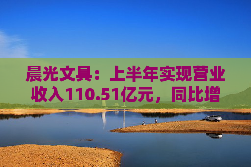 晨光文具：上半年实现营业收入110.51亿元，同比增长10.95%  第1张