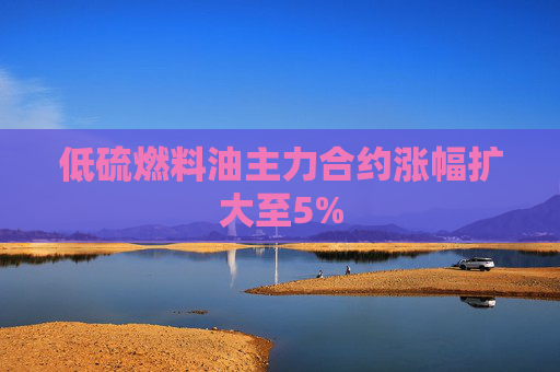 低硫燃料油主力合约涨幅扩大至5%